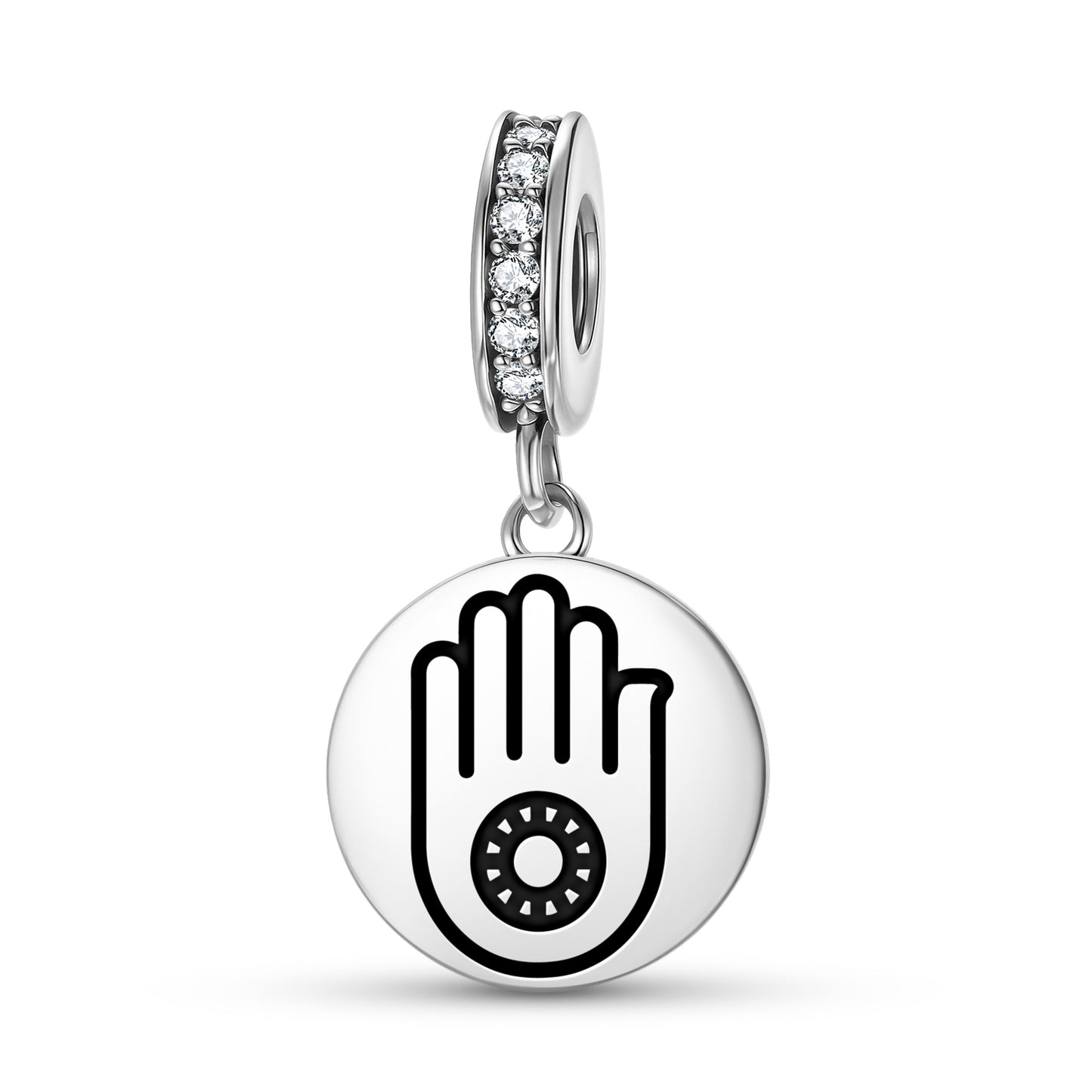 Jain Hand Symbol Jainism Symbols Pendant Dangle Charm
