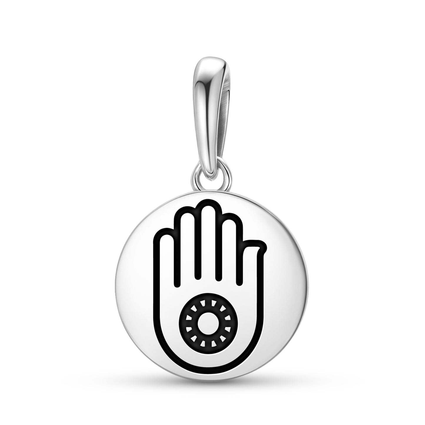Jain Hand Symbol Jainism Symbols Pendant Dangle Charm