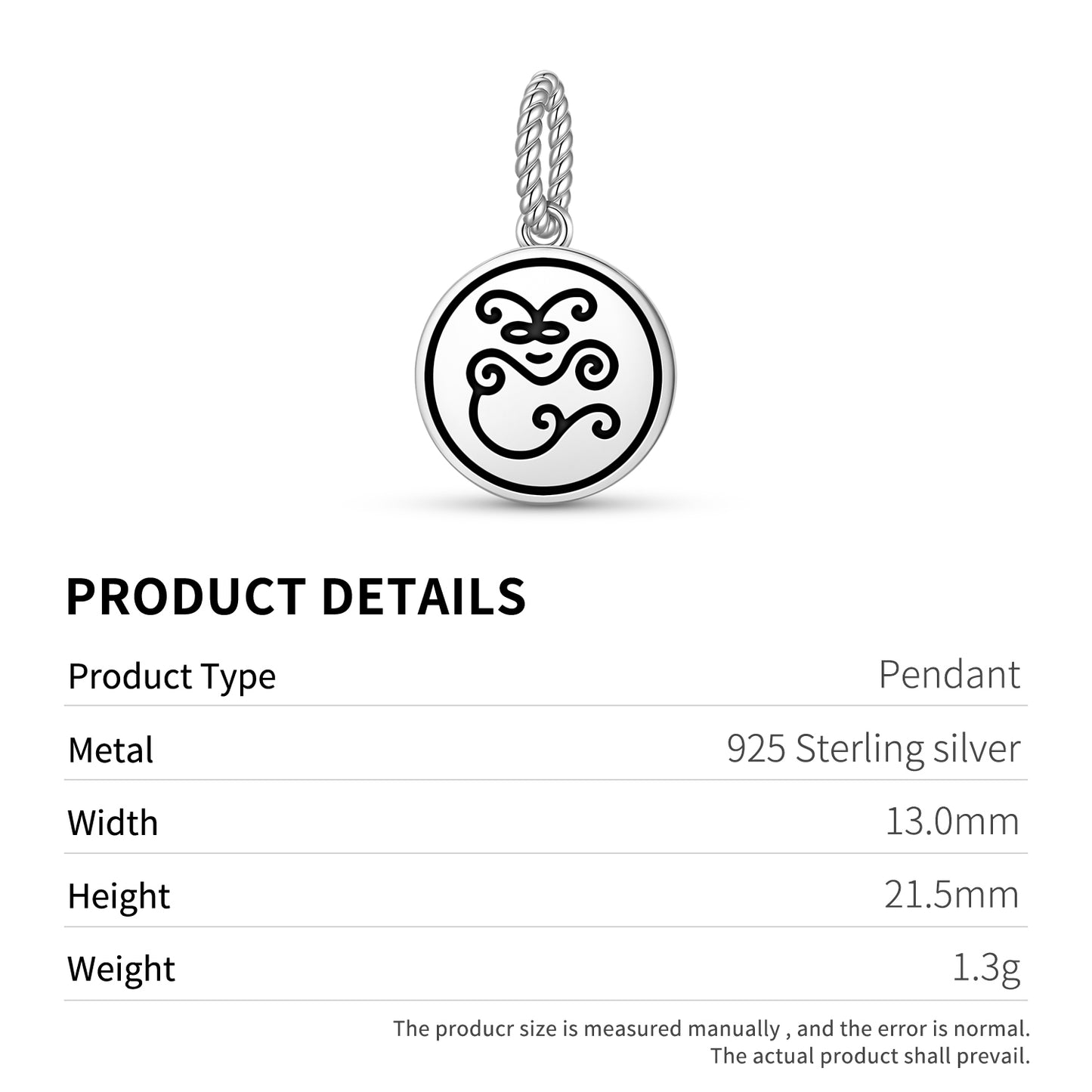 Capricornus Seal Anthroposophy Symbols Pendant Dangle Charm