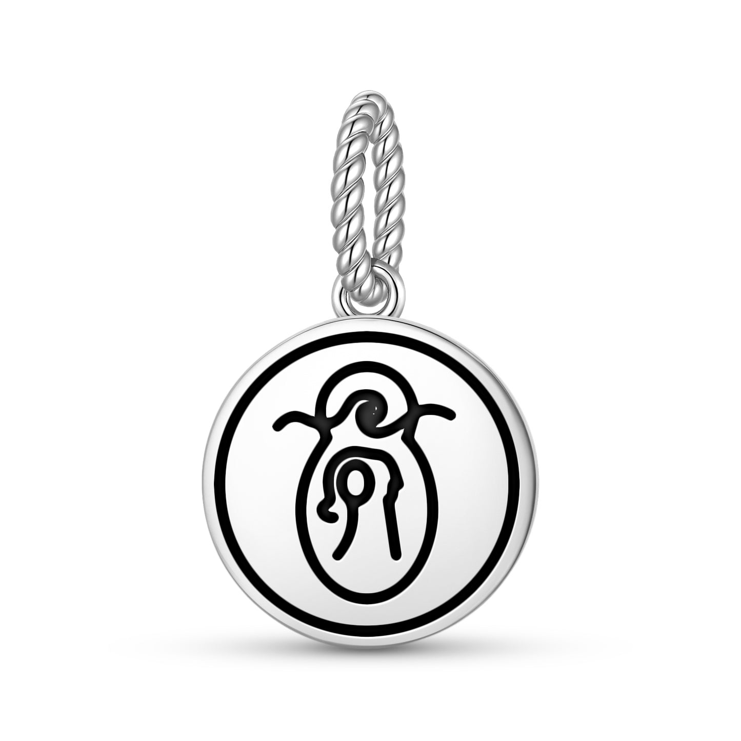 Scorpio Seal Anthroposophy Symbols Pendant Dangle Charm