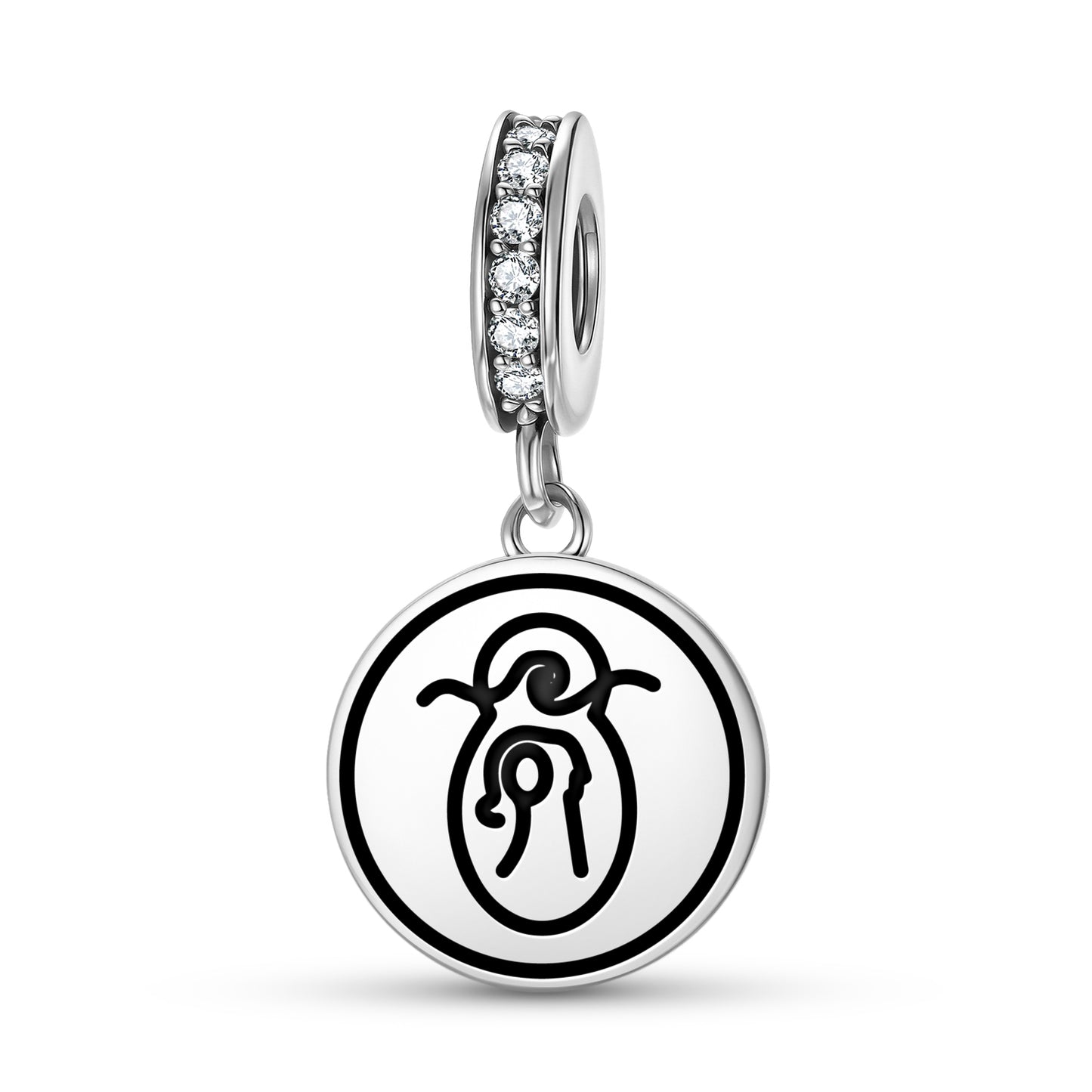 Scorpio Seal Anthroposophy Symbols Pendant Dangle Charm