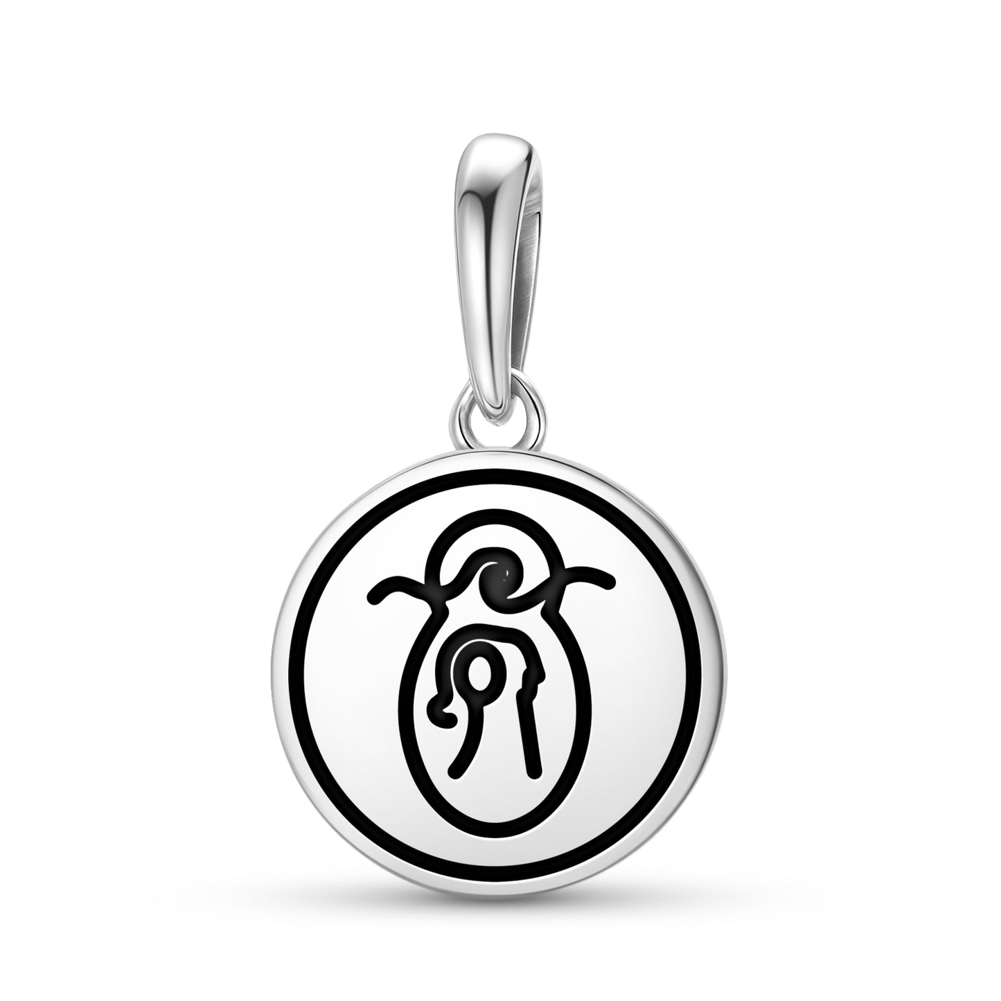 Scorpio Seal Anthroposophy Symbols Pendant Dangle Charm