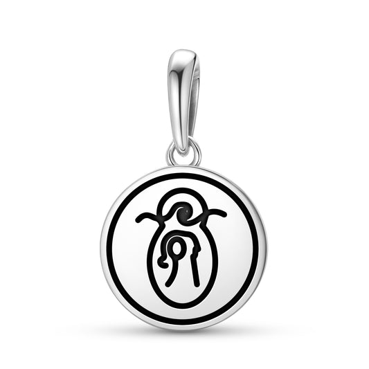 Scorpio Seal Anthroposophy Symbols Pendant Dangle Charm