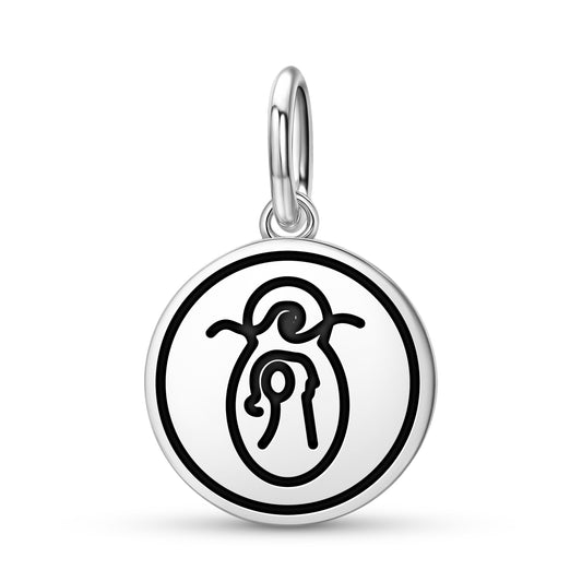Scorpio Seal Anthroposophy Symbols Pendant Dangle Charm