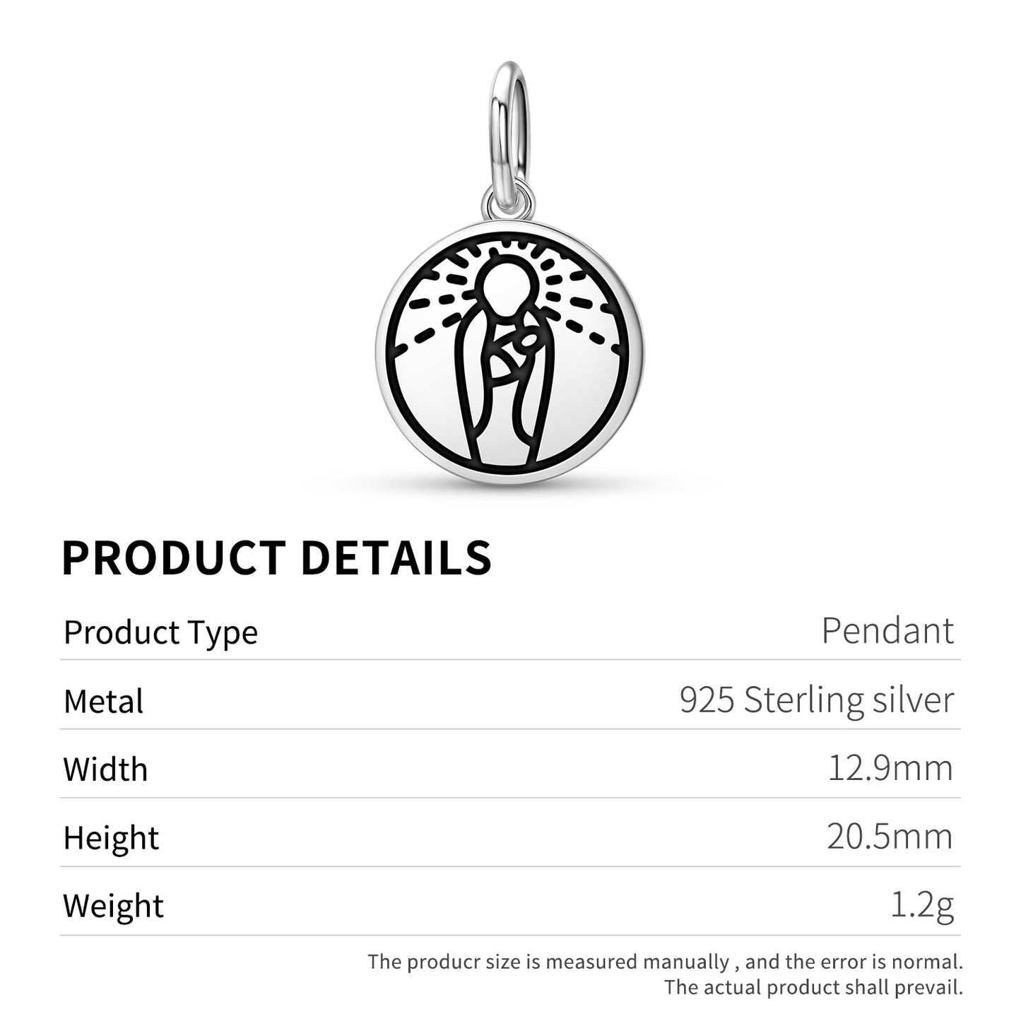 Virgo Seal Anthroposophy Symbols Pendant Dangle Charm