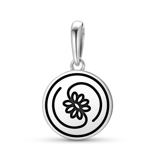 Taurus Seal Anthroposophy Symbols Pendant Dangle Charm