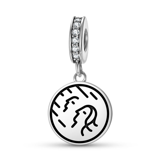 Aries Seal Anthroposophy Symbols Pendant Dangle Charm