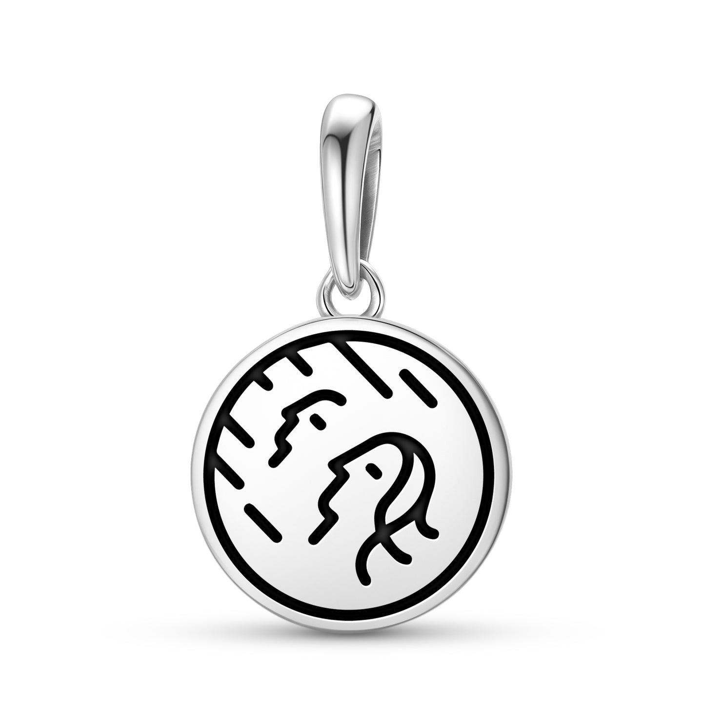 Aries Seal Anthroposophy Symbols Pendant Dangle Charm