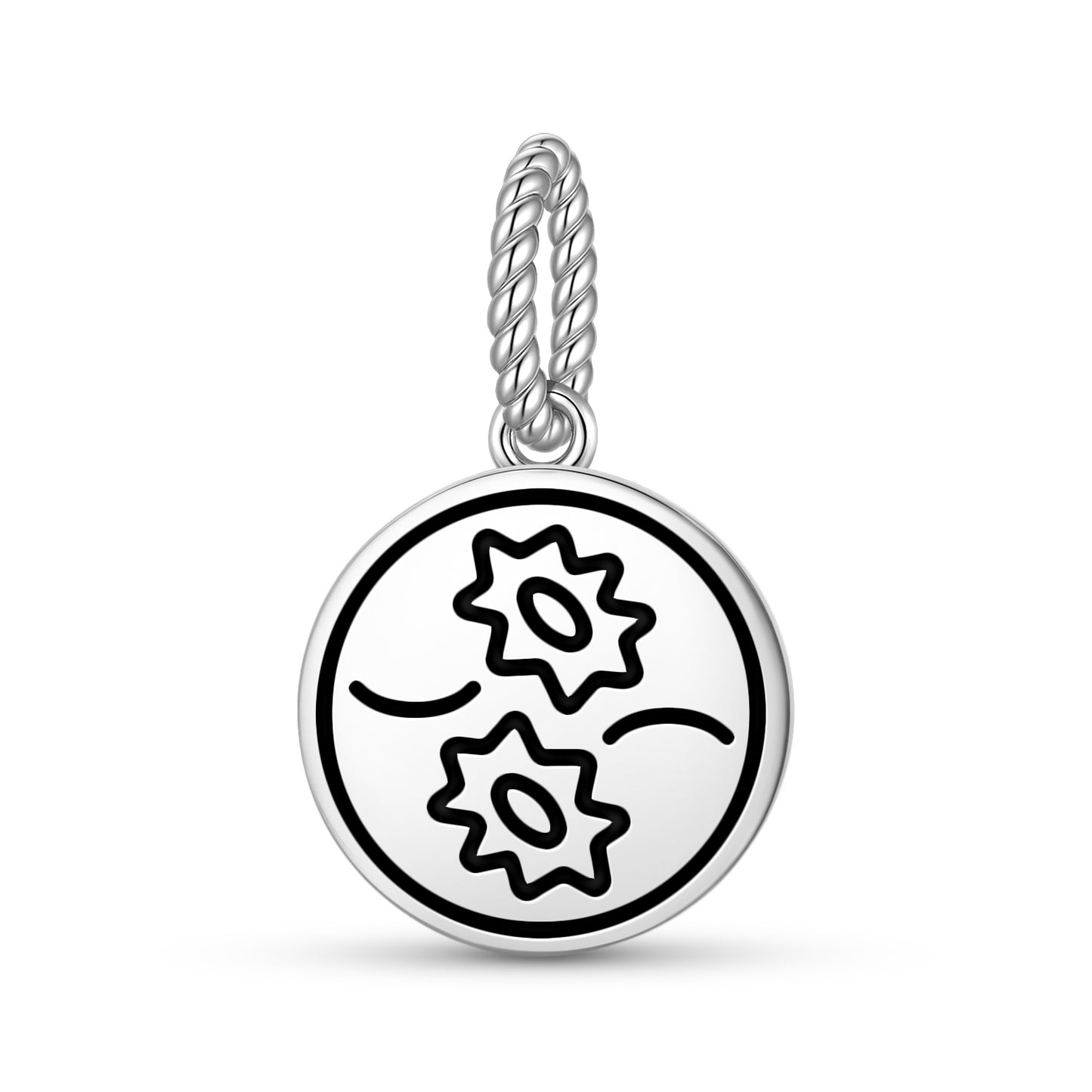 Pisces Seal Anthroposophy Symbols Pendant Dangle Charm