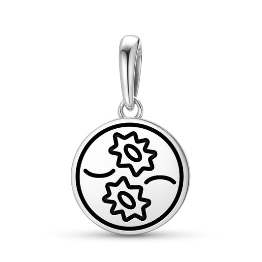 Pisces Seal Anthroposophy Symbols Pendant Dangle Charm