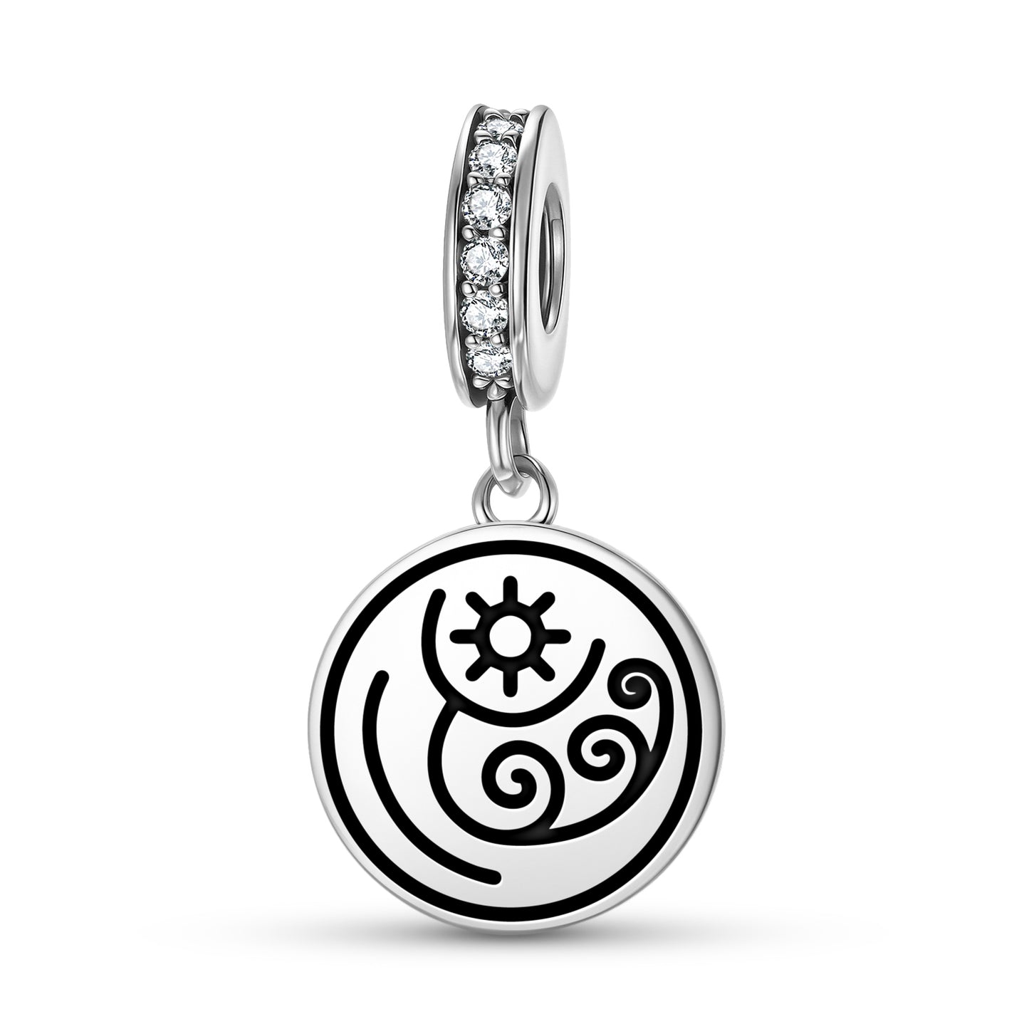 Aquarius Seal Anthroposophy Symbols Pendant Dangle Charm