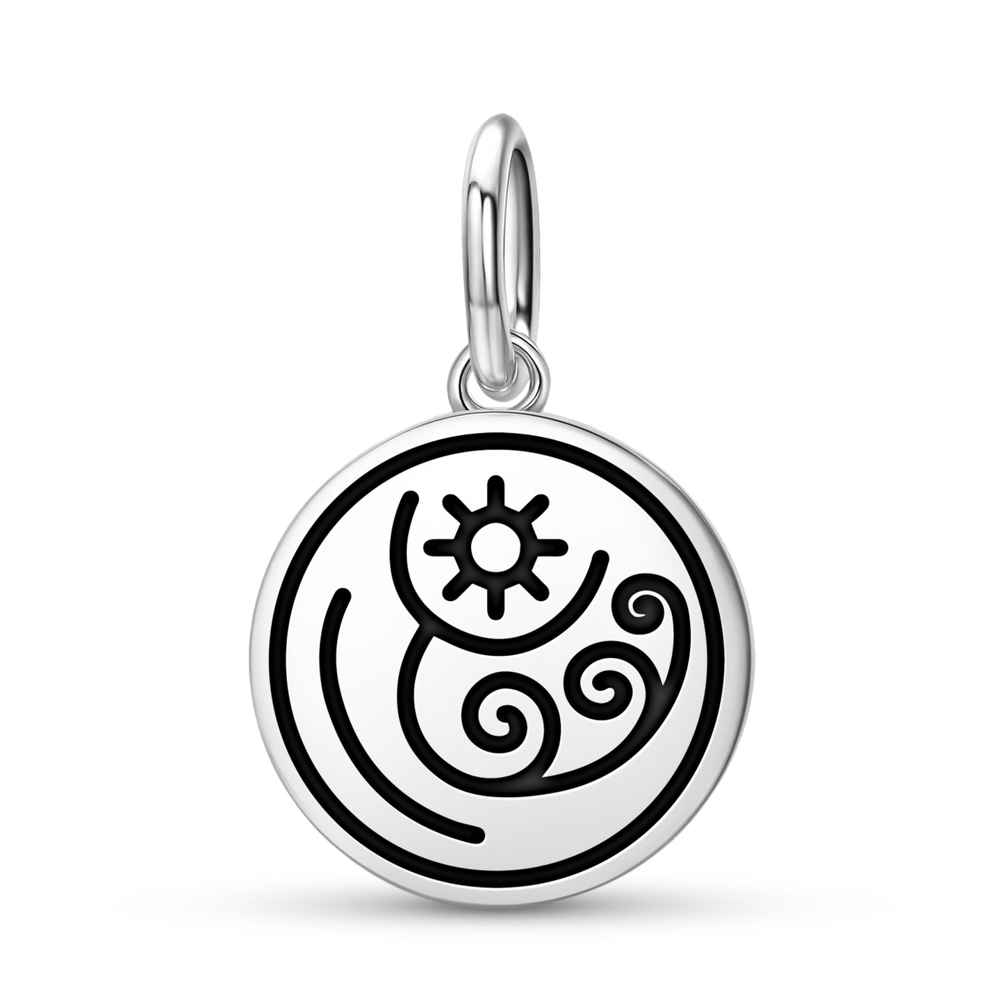 Aquarius Seal Anthroposophy Symbols Pendant Dangle Charm