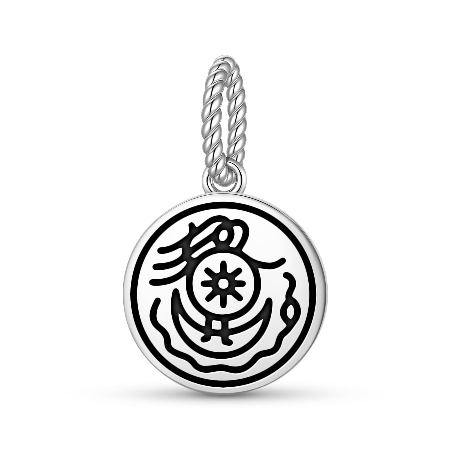 Fifth Apocalyptic Seal Anthroposophy Symbols Pendant Dangle Charm