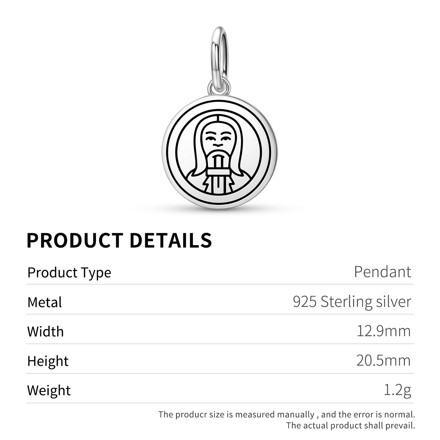 First Apocalyptic Seal Anthroposophy Symbols Pendant Dangle Charm