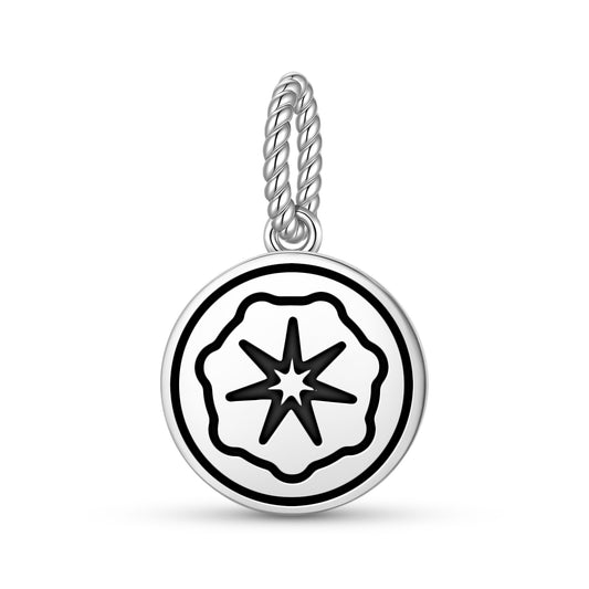 Saturn Seal Anthroposophy Symbols Pendant Dangle Charm