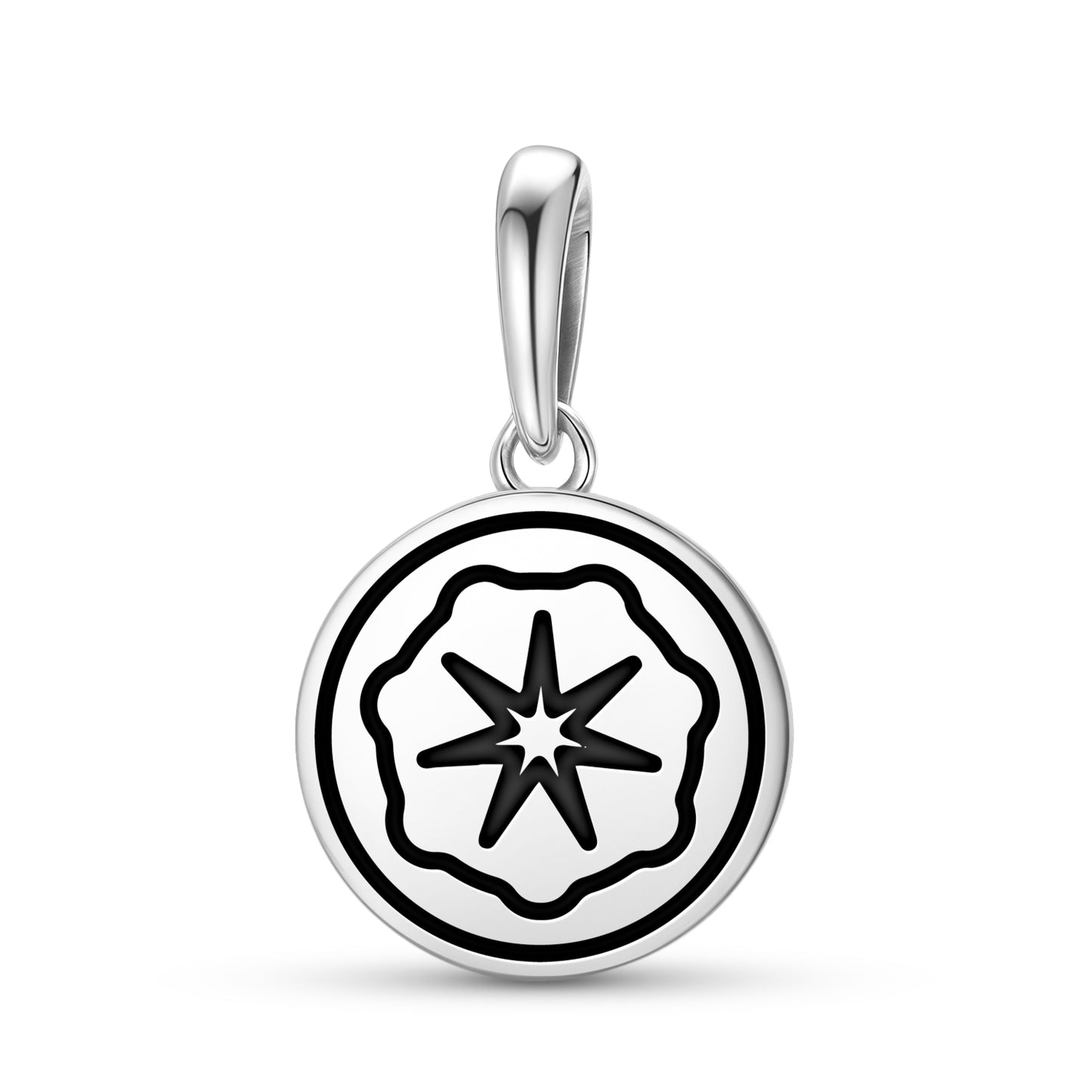 Saturn Seal Anthroposophy Symbols Pendant Dangle Charm