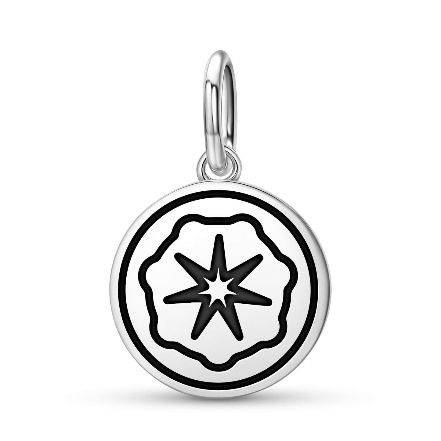 Saturn Seal Anthroposophy Symbols Pendant Dangle Charm
