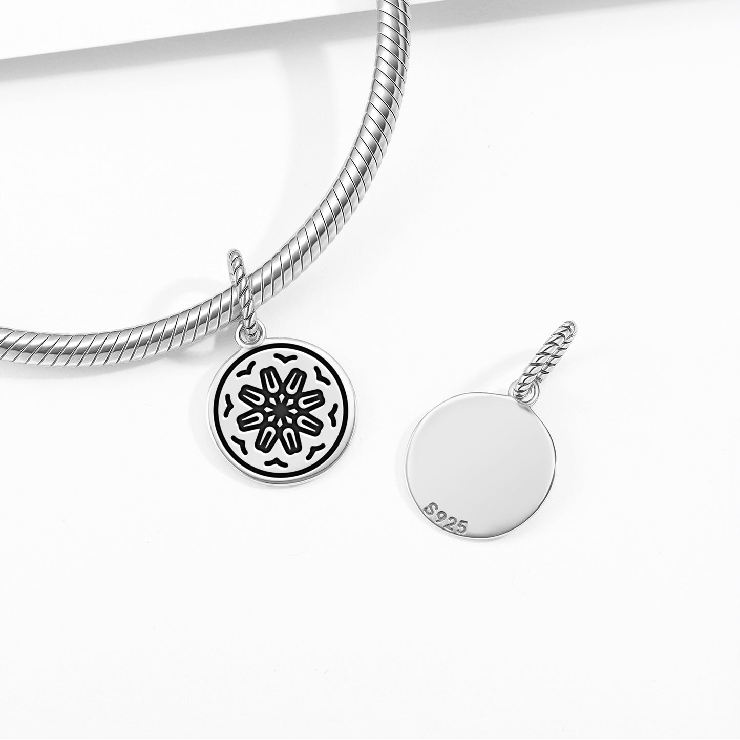 Moon Seal Anthroposophy Symbols Pendant Dangle Charm