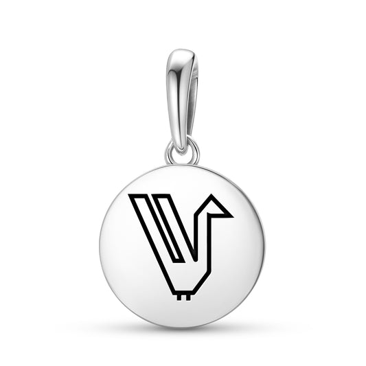 Kus Bird Turkish Symbols Pendant Dangle Charm