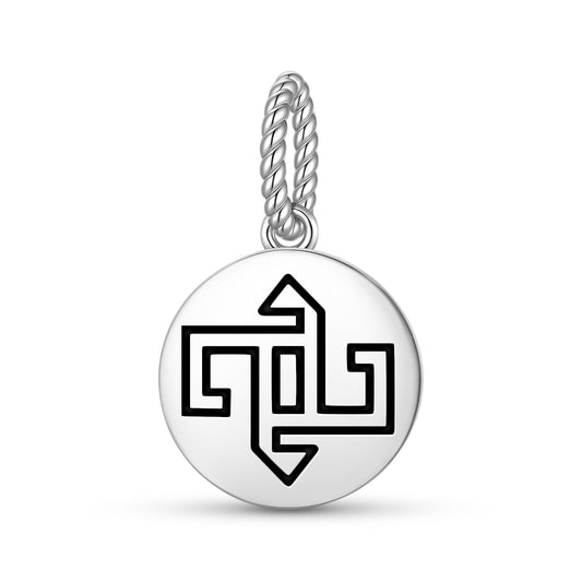 Swastika Turkish Symbols Pendant Dangle Charm