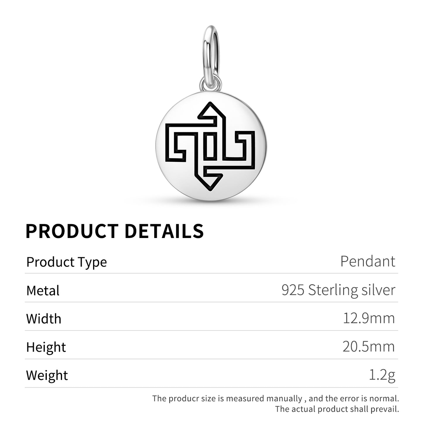 Swastika Turkish Symbols Pendant Dangle Charm