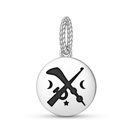 Tuo Ne Akofena Adinkra Symbols Pendant Dangle Charm