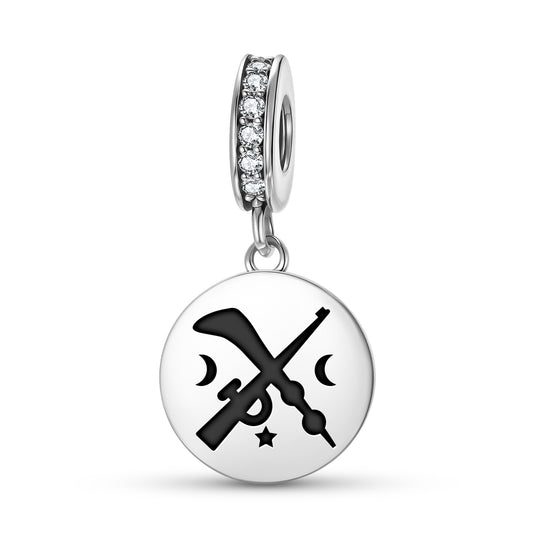 Tuo Ne Akofena Adinkra Symbols Pendant Dangle Charm
