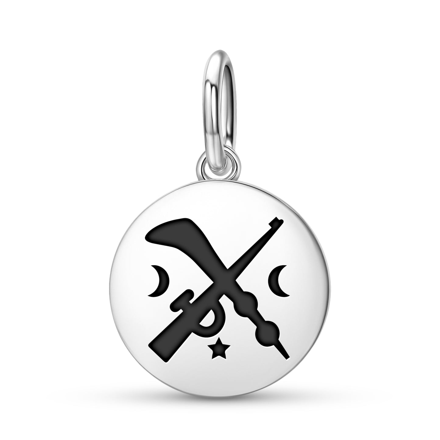 Tuo Ne Akofena Adinkra Symbols Pendant Dangle Charm