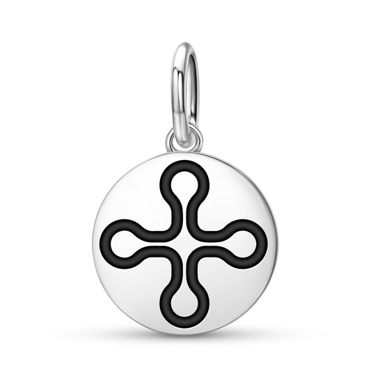 Tabono Adinkra Symbols Pendant Dangle Charm