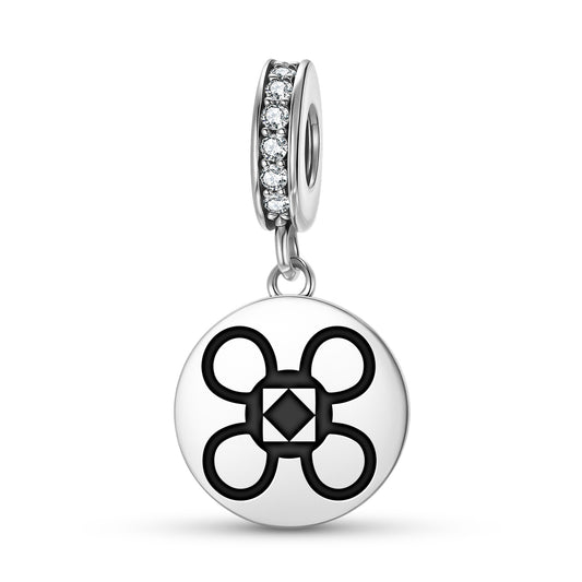 Sunsum Adinkra Symbols Pendant Dangle Charm