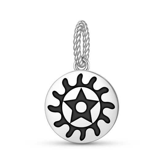 Sesa Wo Suban Adinkra Symbols Pendant Dangle Charm