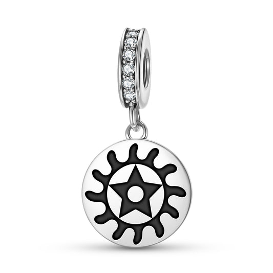 Sesa Wo Suban Adinkra Symbols Pendant Dangle Charm