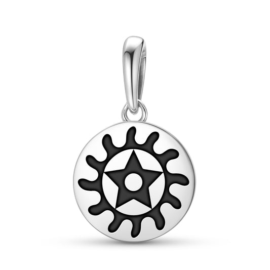 Sesa Wo Suban Adinkra Symbols Pendant Dangle Charm