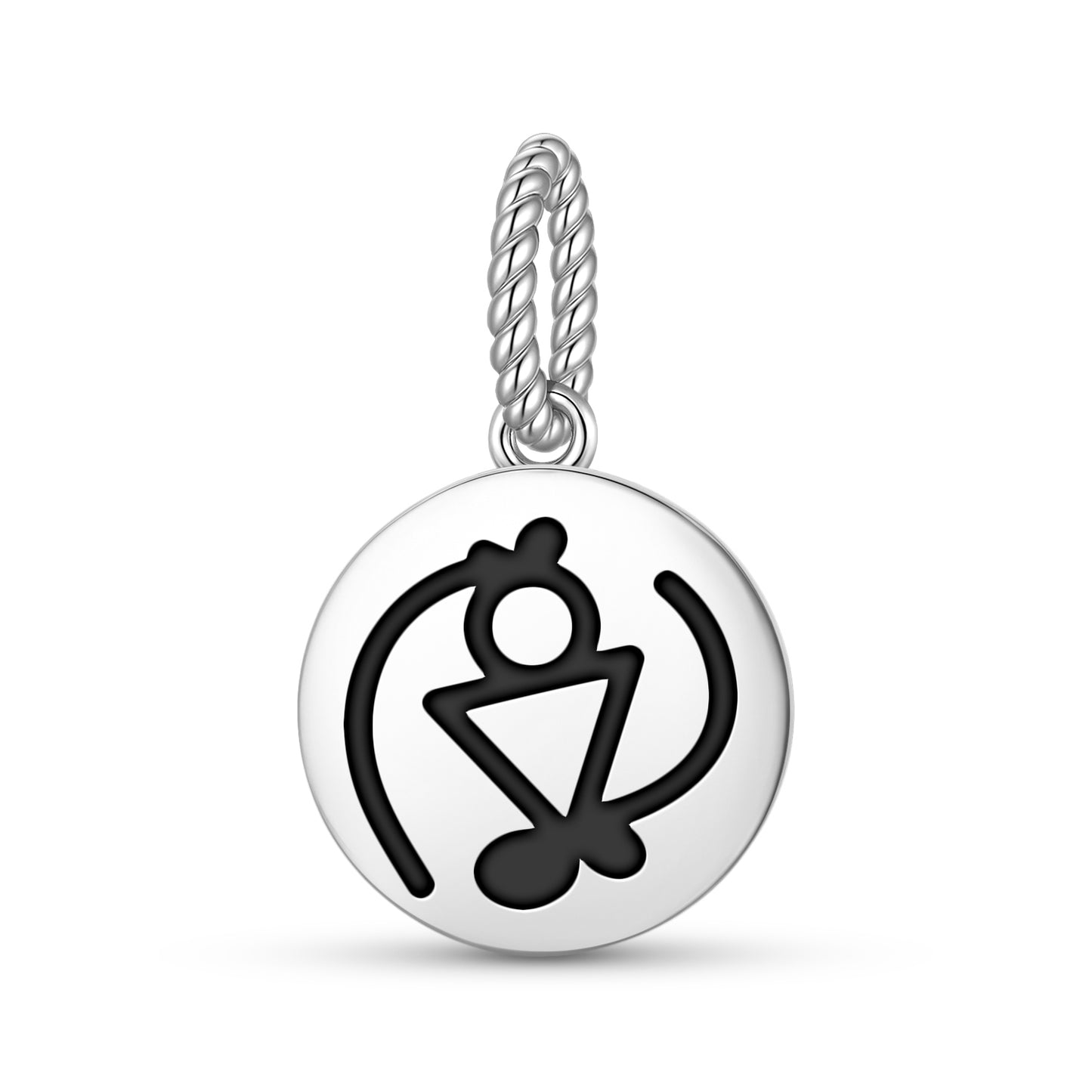 Owuo Kum Nyame Adinkra Symbols Pendant Dangle Charm
