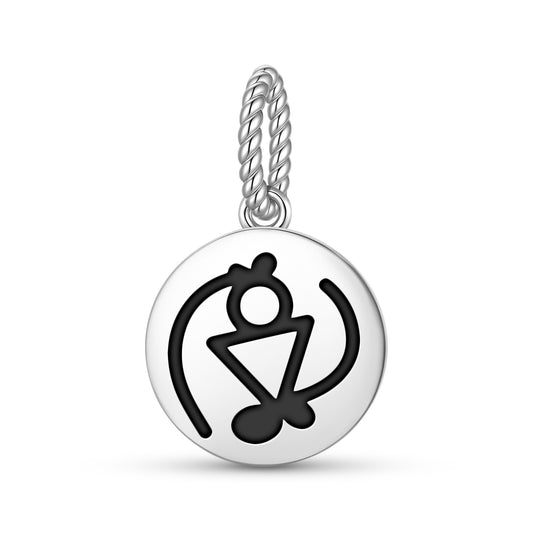 Owuo Kum Nyame Adinkra Symbols Pendant Dangle Charm
