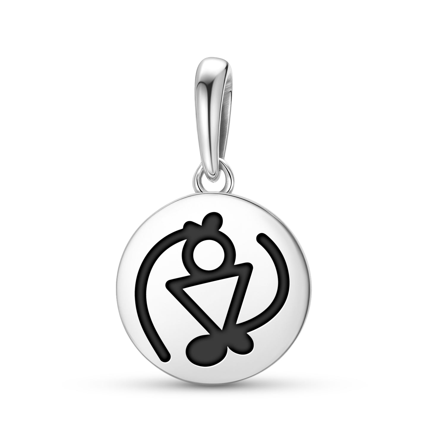 Owuo Kum Nyame Adinkra Symbols Pendant Dangle Charm