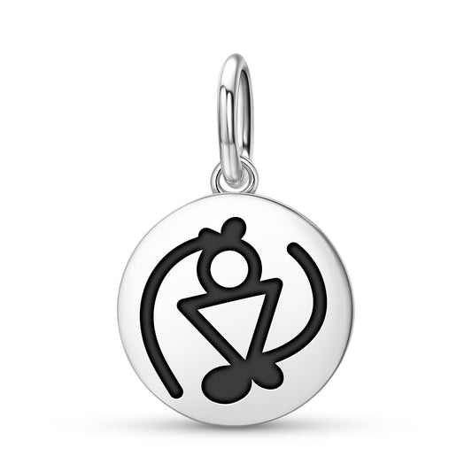 Owuo Kum Nyame Adinkra Symbols Pendant Dangle Charm