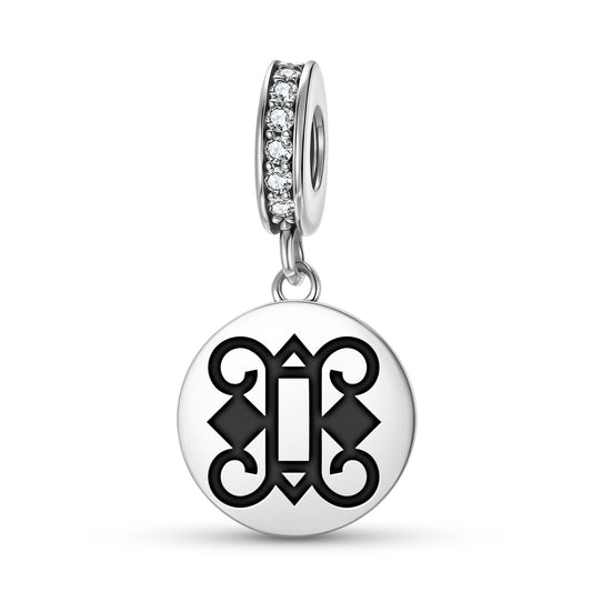 Otumfuo Wuo Ye Ya Adinkra Symbols Pendant Dangle Charm