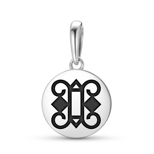 Otumfuo Wuo Ye Ya Adinkra Symbols Pendant Dangle Charm
