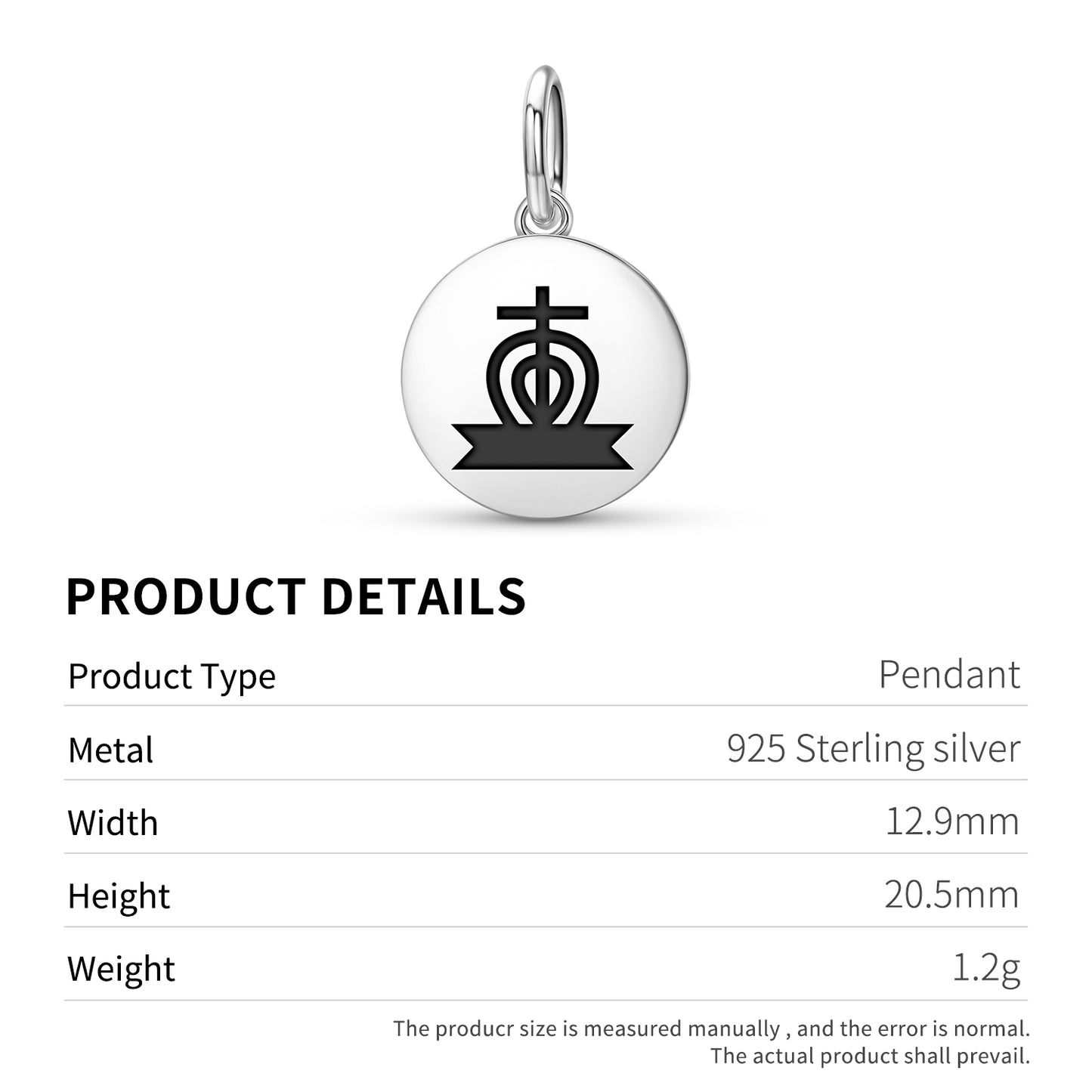 Ohene Kye Adinkra Symbols Pendant Dangle Charm