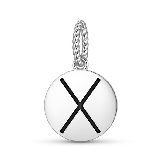 St. Andrew's Cross – Saltire Christianity Symbols Pendant Dangle Charm