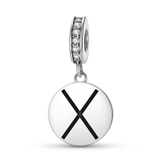 St. Andrew's Cross – Saltire Christianity Symbols Pendant Dangle Charm