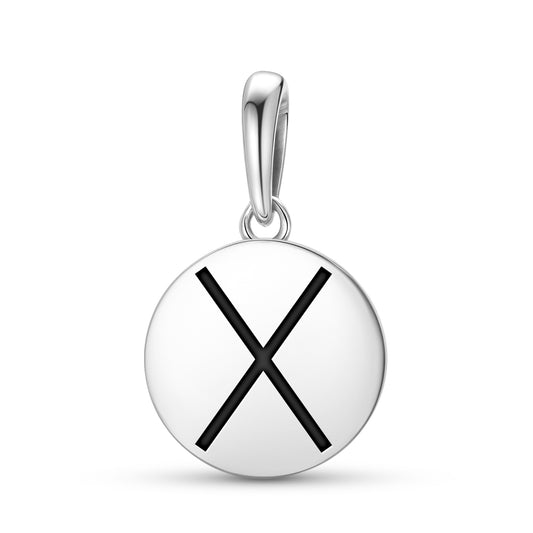 St. Andrew's Cross – Saltire Christianity Symbols Pendant Dangle Charm
