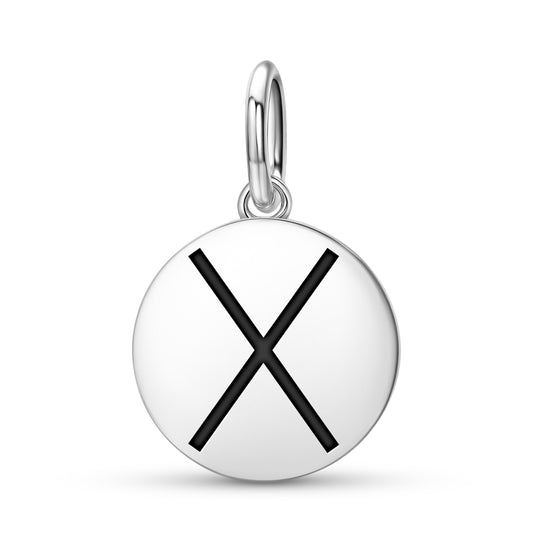 St. Andrew's Cross – Saltire Christianity Symbols Pendant Dangle Charm