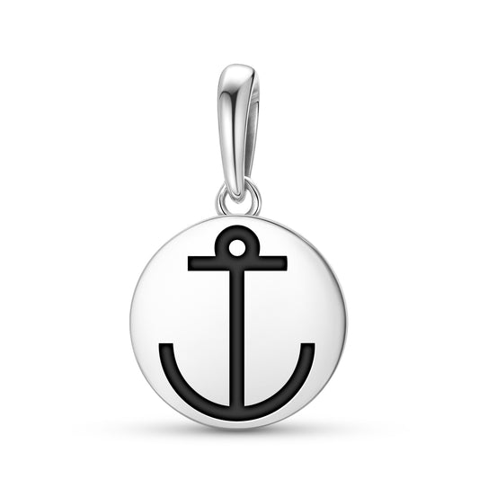 St. Clement's Cross Christianity Symbols Pendant Dangle Charm