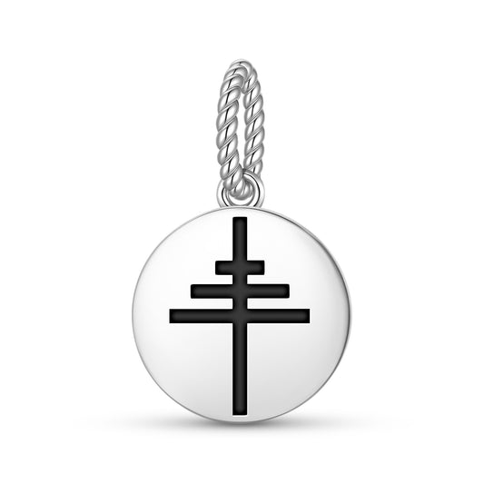 Papal Cross Christianity Symbols Pendant Dangle Charm