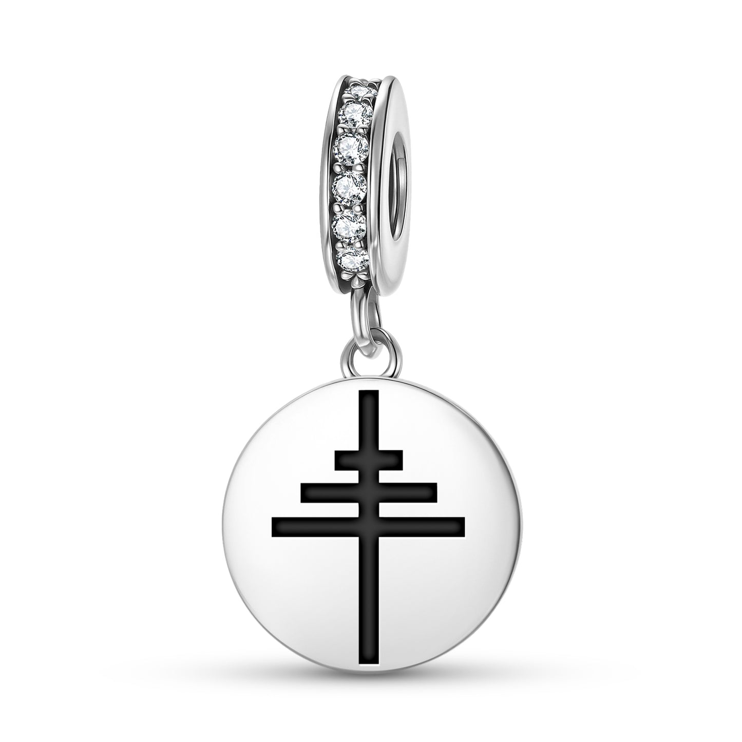 Papal Cross Christianity Symbols Pendant Dangle Charm