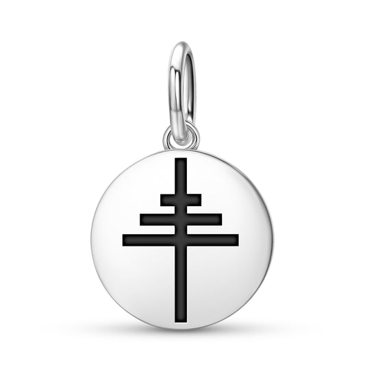 Papal Cross Christianity Symbols Pendant Dangle Charm