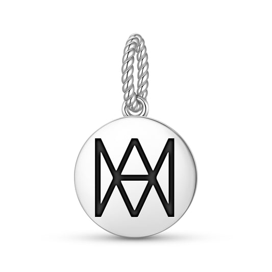 Auspice Maria Christianity Symbols Pendant Dangle Charm
