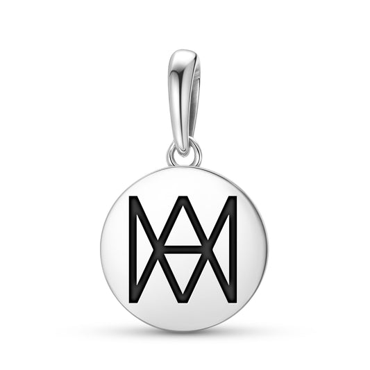 Auspice Maria Christianity Symbols Pendant Dangle Charm